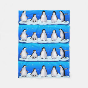 Penguin Fleece Deken