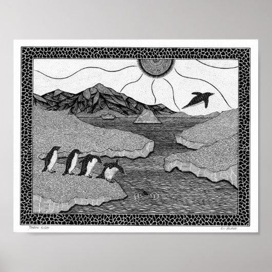 Penguin Flight Poster (Voorkant)