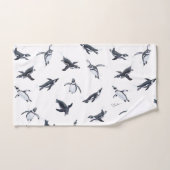 Penguin Flight Squad | Ocean Art Design (Serviette à main)