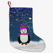 Penguin Friends kerst Stocking Kleine Kerstsok (Voorkant)