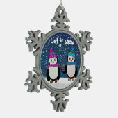 Penguin Friends Snowflake Ornament (Links)