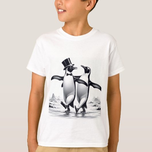 Penguin Friends T-shirt (Voorkant)