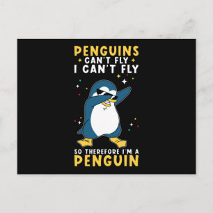 Penguin Funny Gezegde Penguins Funny Briefkaart