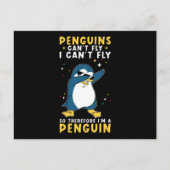 Penguin Funny Gezegde Penguins Funny Briefkaart (Voorkant)