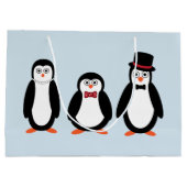 Penguin Gift Bag Groot Cadeauzakje (Achterkant)