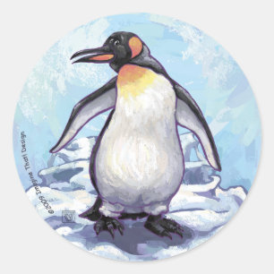 Penguin Gifts & Accessoires Ronde Sticker