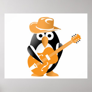 Penguin gitarist poster