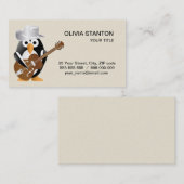 Penguin gitarist visitekaartje (Voorkant / Achterkant)