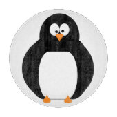 Penguin Glass Cutting Board Snijplank (Voorkant)
