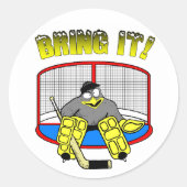 Penguin Goalie Sticker (Voorkant)