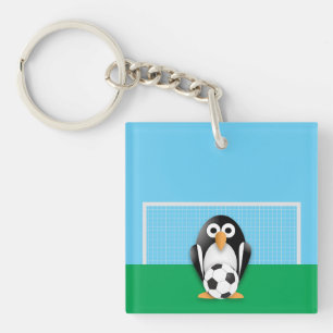 Penguin goalkeeper sleutelhanger