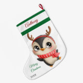 Penguin Grote Kerstkous Kerstsok (Achterkant (Hangend))