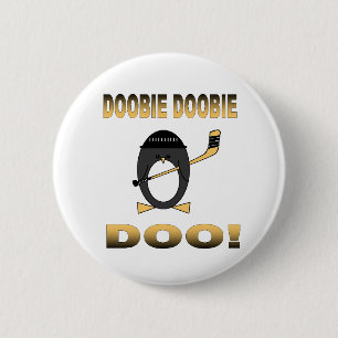 Penguin Hockey Button