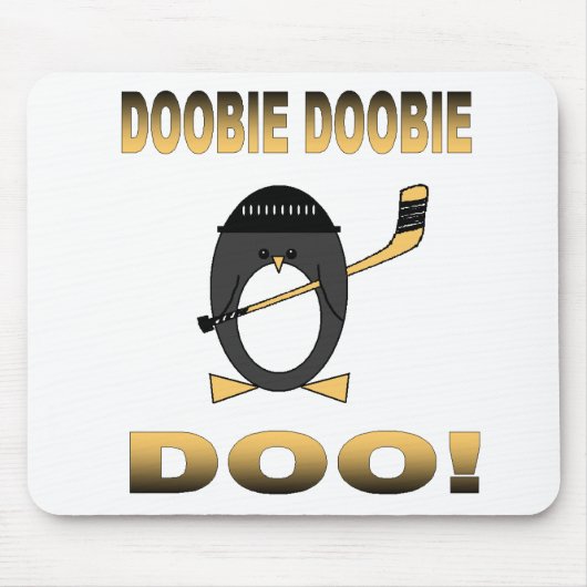 Penguin Hockey Mousepad Muismat (Voorkant)