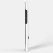 Penguin holding a sign with custom message samsung galaxy hoesje (Rechterkant)