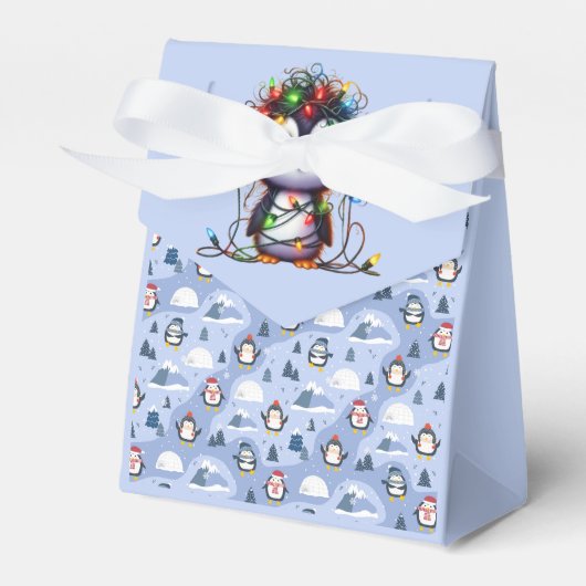 Penguin Holiday Bedankdoosjes (Voorkant Zijde)