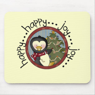 Penguin Holiday T-shirts en cadeautjes Muismat