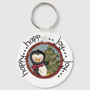 Penguin Holiday T-shirts en cadeautjes Sleutelhanger