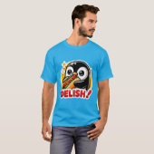 PENGUIN HOUDT VAN HOTDOG 5 T-SHIRT (Voorkant volledig)