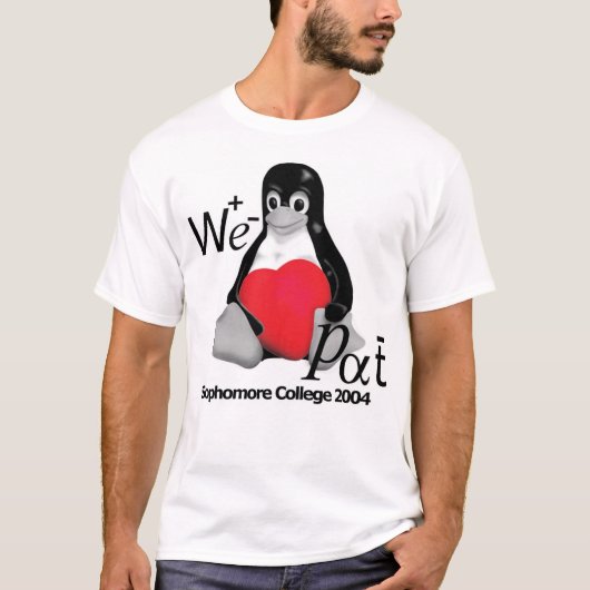 Penguin houdt van Pat T-shirt (Voorkant)
