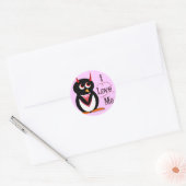 Penguin I LOVE ME stickers (Enveloppe)