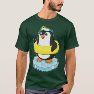 Penguin Ice floe Swimming Lifebuoy T-shirt
