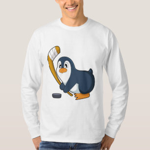 Penguin Ice hockey Ice hockey stick T-shirt