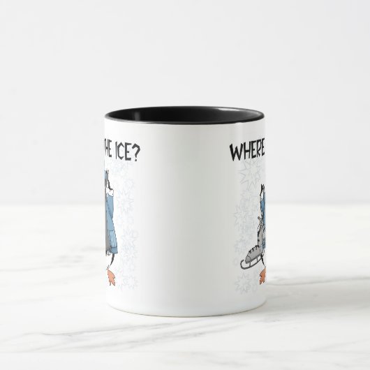 Penguin Ice Skating Mok (Midden)