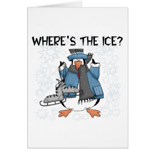 Penguin Ice Skating Tshirts en Gifts