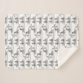 Penguin Iceberg Party Sherpa Blanket Sherpa Deken (Voorkant (horizontaal))