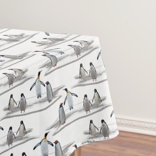 Penguin Iceberg Party Tablecloth Tafelkleed (Voorbeeld)
