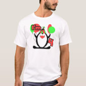 Penguin Ik ben 4 Verjaardag T shirten en Geschenke T-shirt (Voorkant)