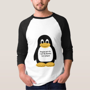 Penguin illustratie t-shirt
