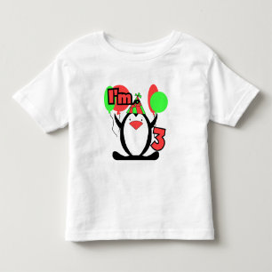 Penguin I'm 3 Anniversaire Tshirts et cadeaux