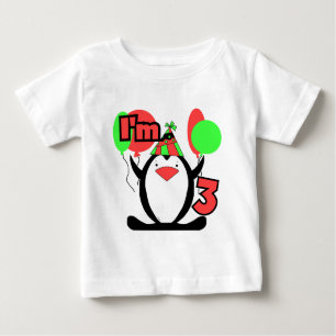 Penguin I'm 3 Anniversaire Tshirts et cadeaux