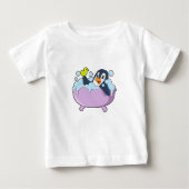 Penguin in Bathtub met Duck (Voorkant)