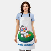 Penguin in Kroatië Schort (Gedragen)