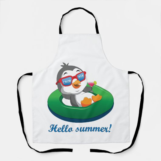 Penguin in Kroatië Schort (Voorkant)