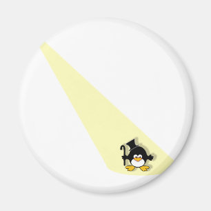 Penguin in the Spotlight Magneet
