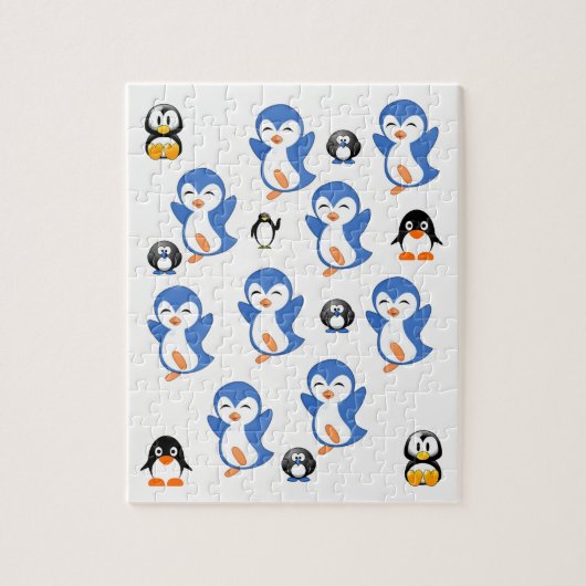 Penguin Jigzaag Puzzle Legpuzzel (Verticaal)
