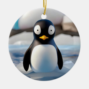 Penguin Keramisch Ornament