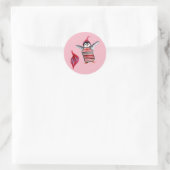 Penguin Kerst sticker (Tas)