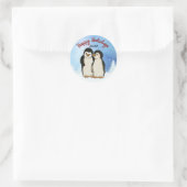 Penguin Kerst sticker (Tas)