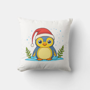 Penguin Kerst Vrolijkheid Kussen