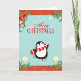PENGUIN-kerstkaart Kaart