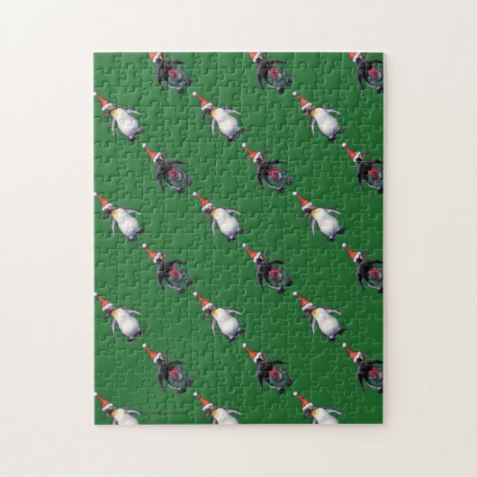 Penguin Kerstmis Legpuzzel (Verticaal)