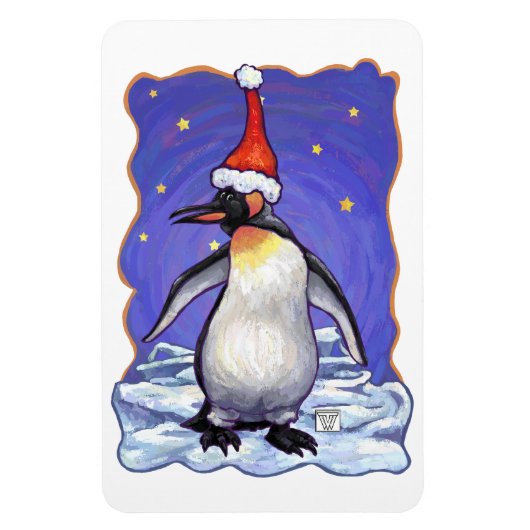 Penguin Kerstmis Magneet (Verticaal)