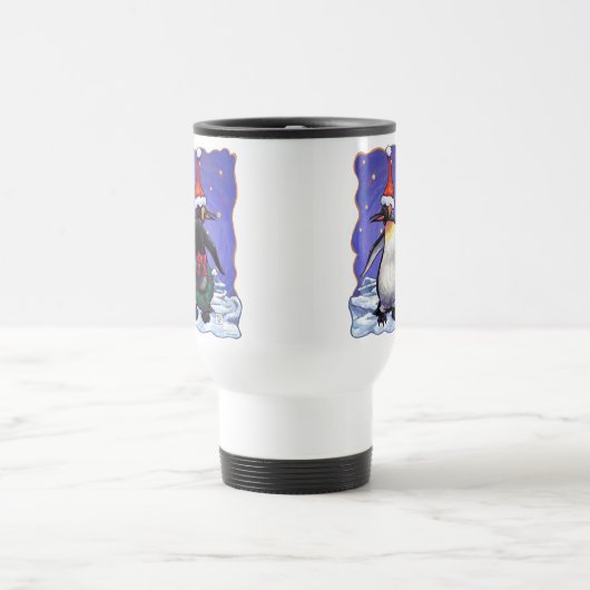 Penguin Kerstmis Reisbeker (Center)