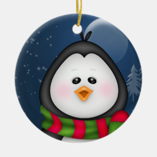 Penguin-kerstversiering Keramisch Ornament