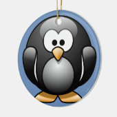 Penguin-kerstversiering Keramisch Ornament (Links)